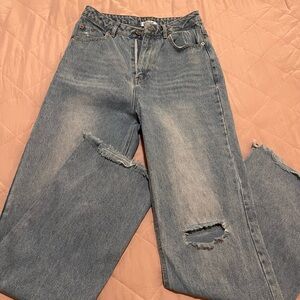 light blue wide jeans 👖✨